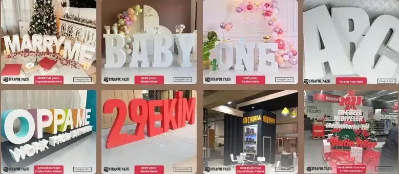 Strafor Ürünlerimiz