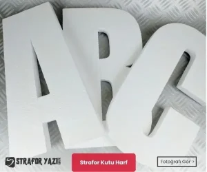 köpük kutu harf strafor