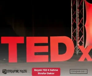sahne strafor köpük dekorlar tedx